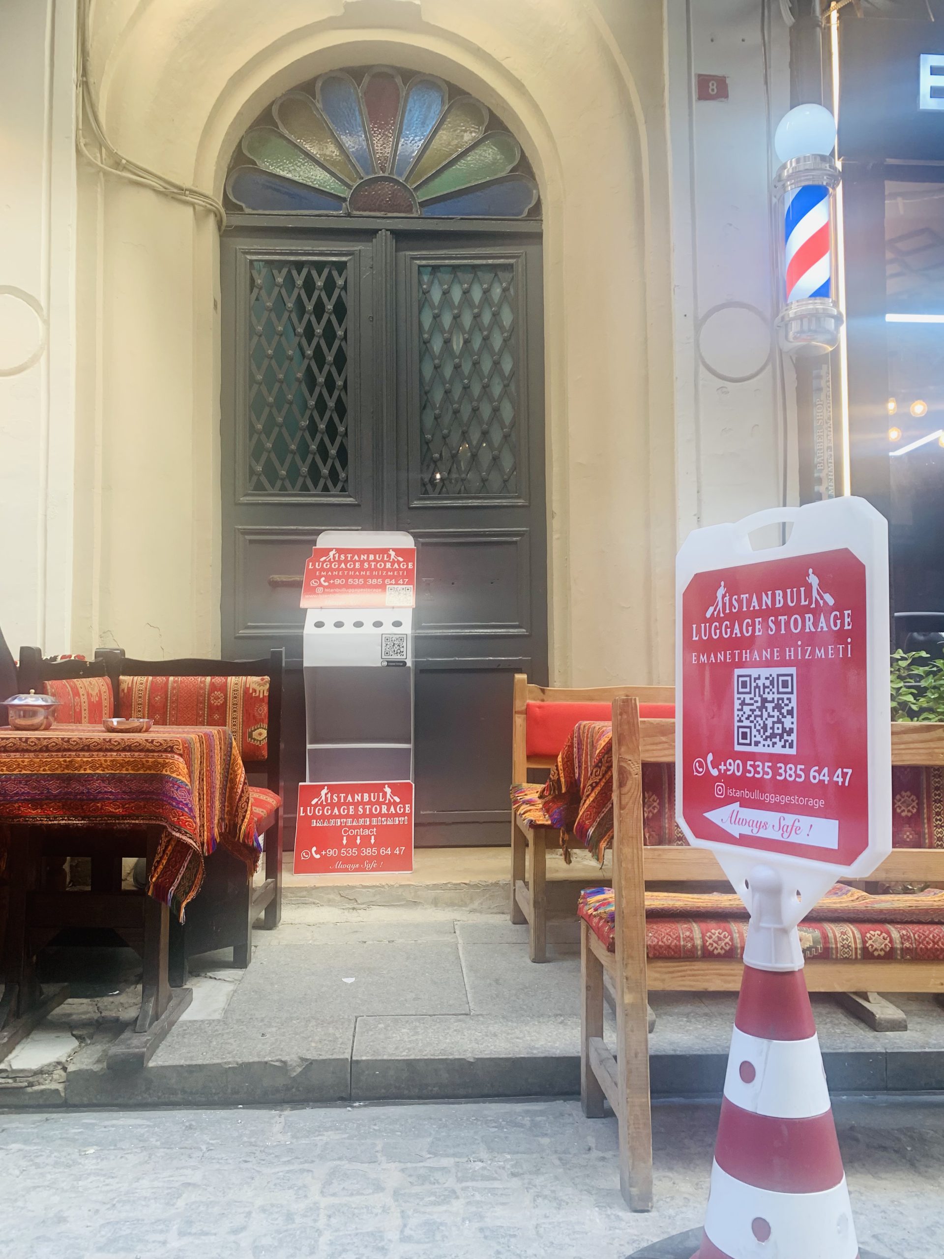 What to do with luggage after Airbnb check out? Always SafeLuggage Storage Istanbul €5 /day